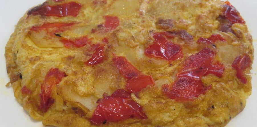 Tortilla de Patatas y Pimientos